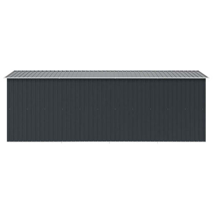 vidaXL Garden Shed 257x489x181 cm Metal Anthracite 6
