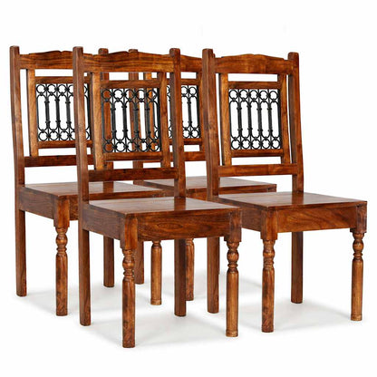 Dining Chairs Solid Wood Classic 4