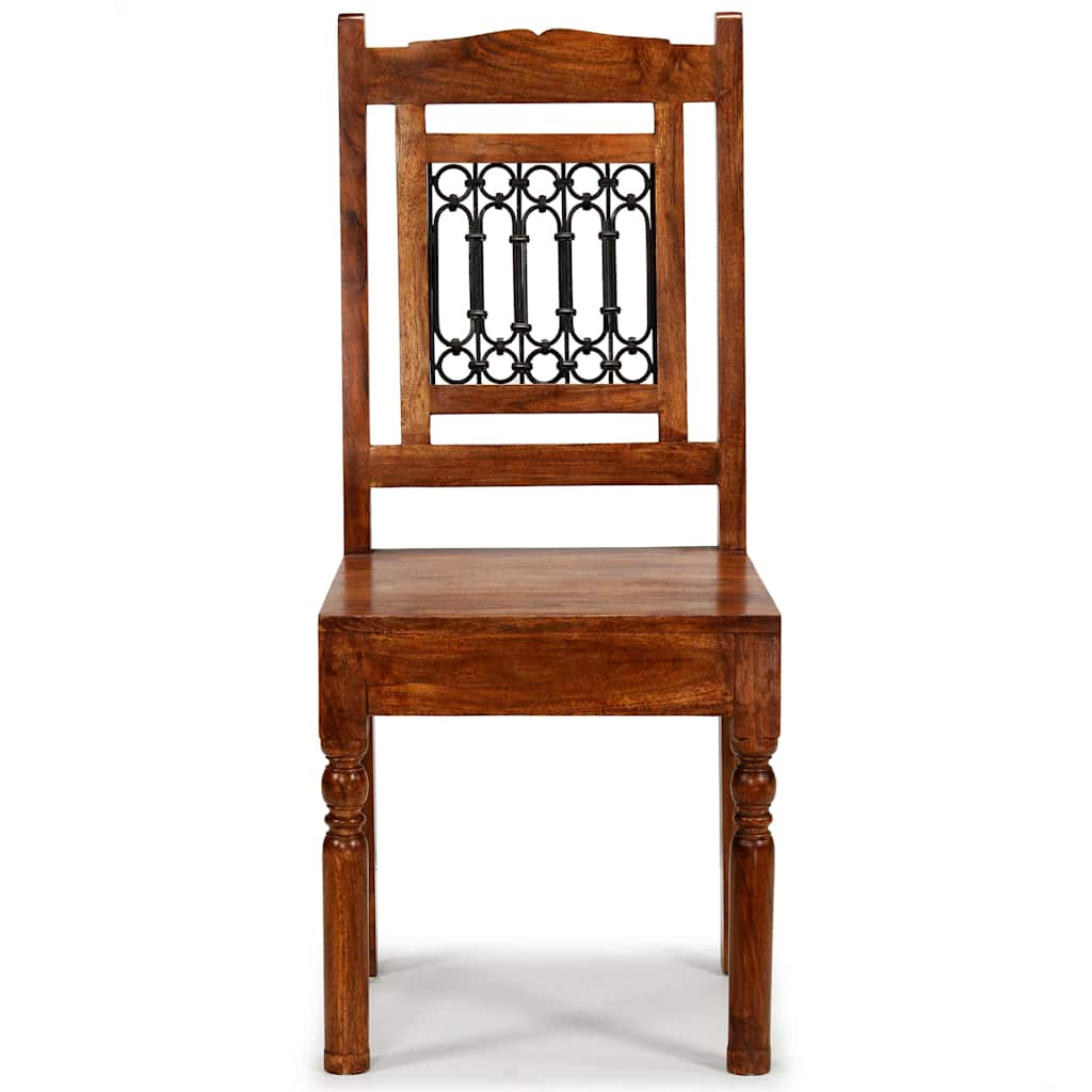 vidaXL Dining Chairs 6 pcs Solid Wood Classic 3