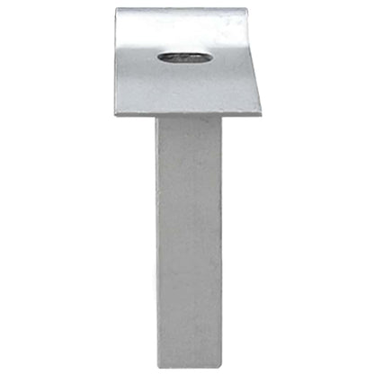 vidaXL Mesh Garden Gate Galvanised Steel 400x175 cm Grey 5