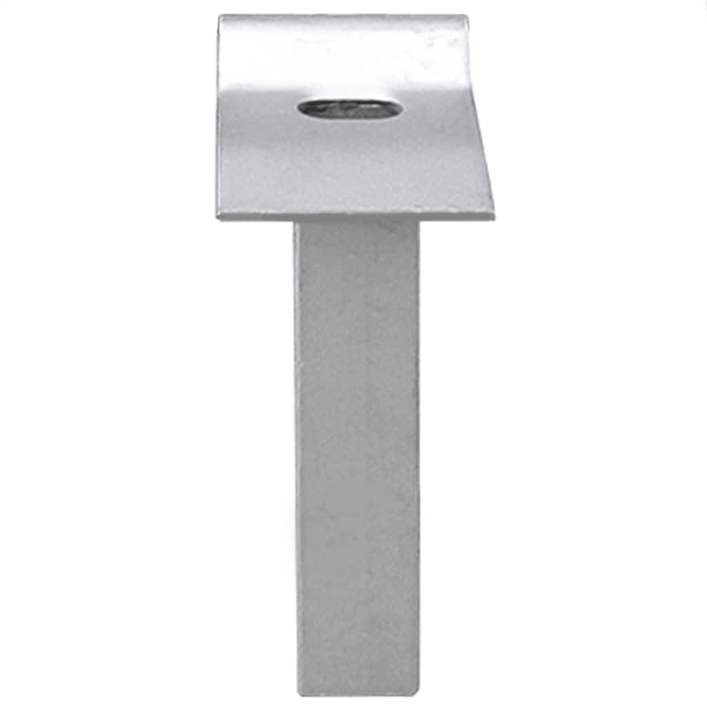 vidaXL Mesh Garden Gate Galvanised Steel 400x200 cm Grey 5