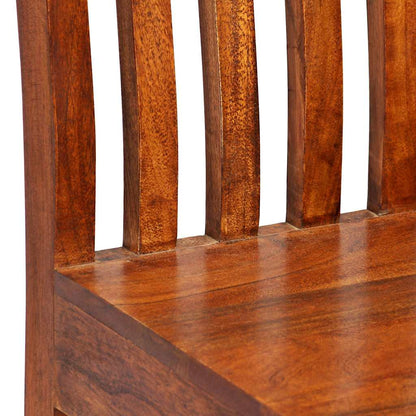 vidaXL Dining Table Set 7 Pieces Solid Acacia and Mango Wood 5