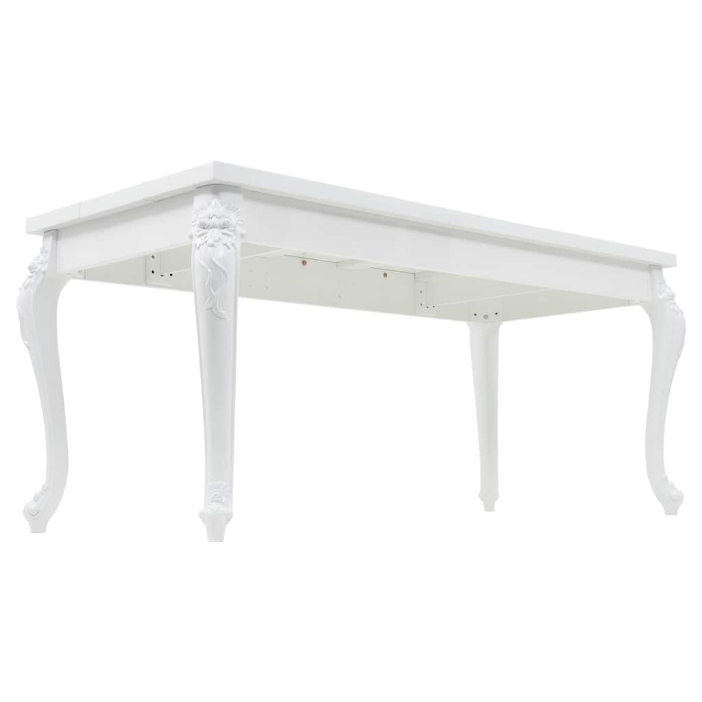 246958 vidaXL Dining Table 179x89x81 cm High Gloss White 5