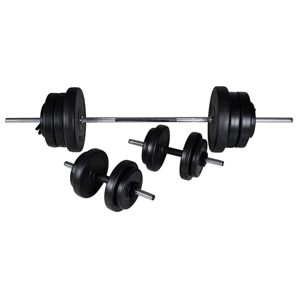 vidaXL Power Tower with Barbell and Dumbbell Set 60,5 kg 3