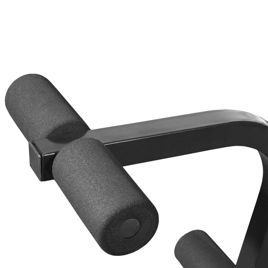 Weight Bench with Weight Rack, Barbell and Dumbbell 60.5 kg