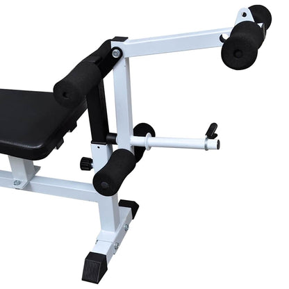 vidaXL Weight Bench with Weight Rack, Barbell and Dumbbell Set 90 kg 5