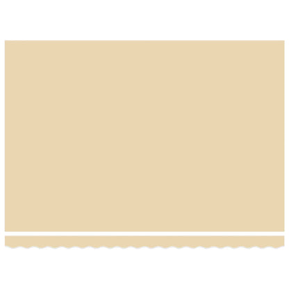Awning Replacement Fabric 450x300 cm Polyester Drop 3 m Width 4.5 m Cream