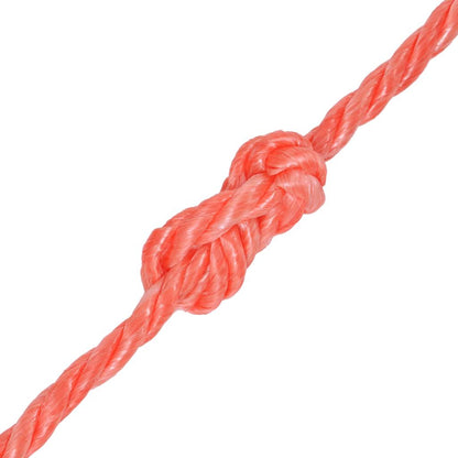 Twisted Rope Polypropylene Orange Length 500 m 12 mm