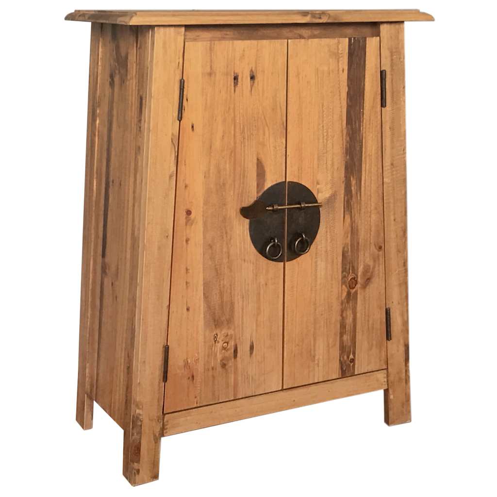 vidaXL Bathroom Set 5 Pieces Solid Pinewood 4