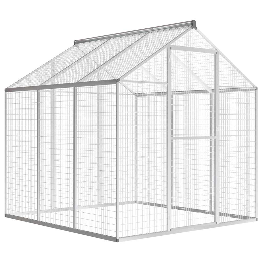 vidaXL Outdoor Aviary Aluminium