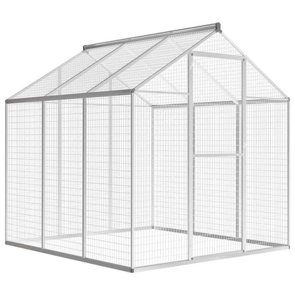 vidaXL Outdoor Aviary Aluminium