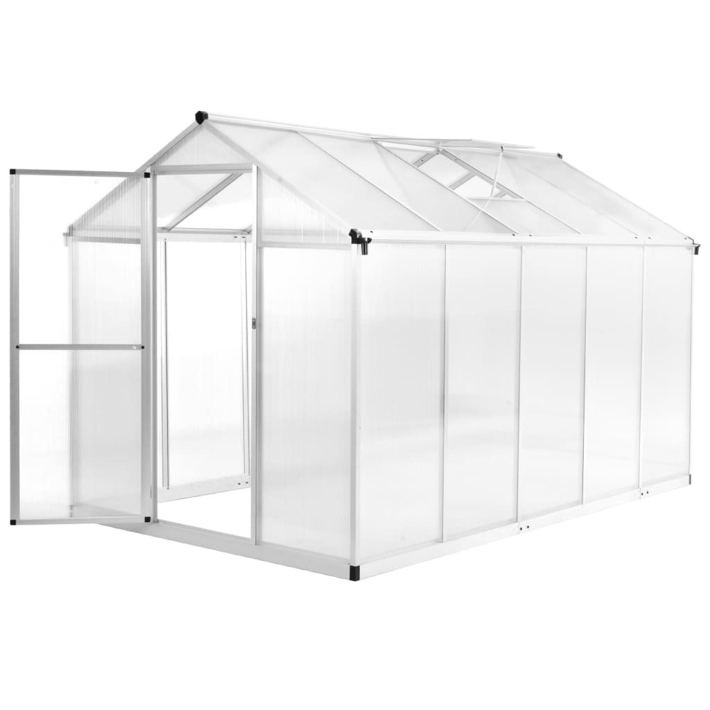 vidaXL Greenhouse Aluminium 302x190x195 cm 11,19 m³ 1