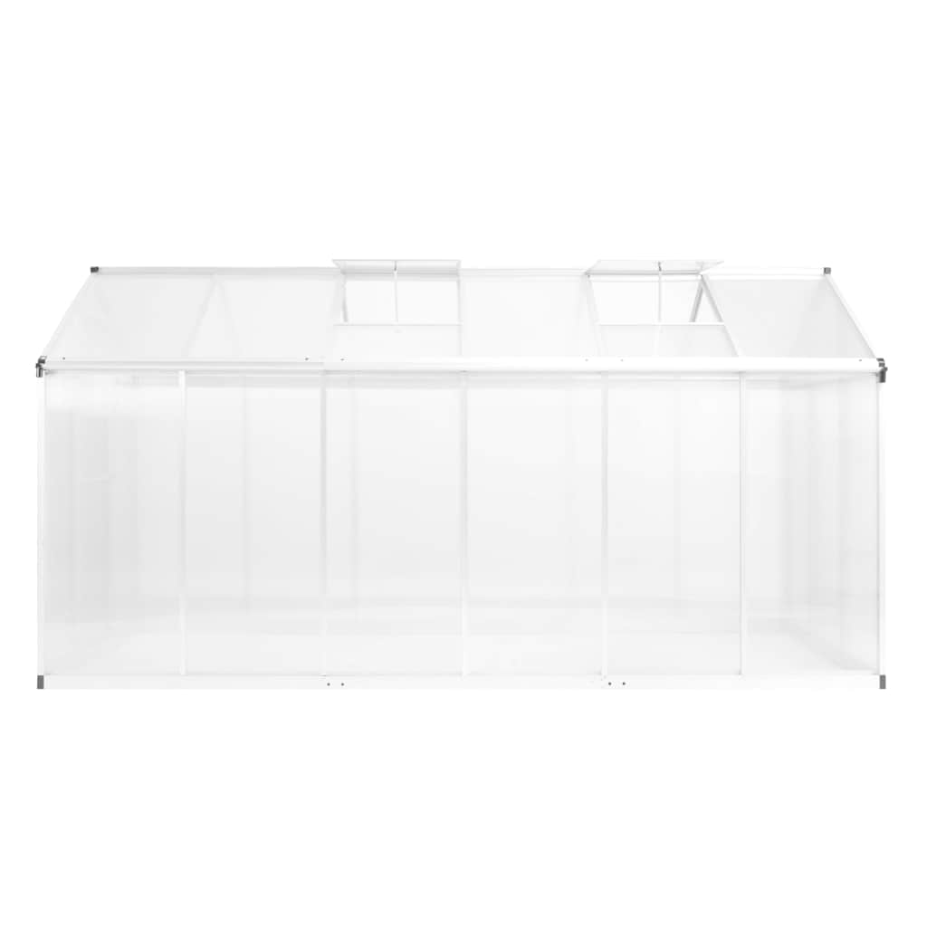 vidaXL Greenhouse Aluminium 362x190x195 cm 13,41 m³ 2