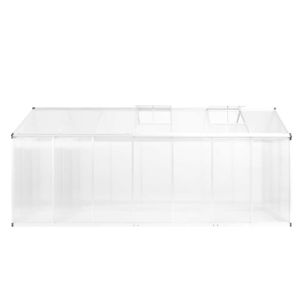 vidaXL Greenhouse Aluminium 421x190x195 cm 15,6 m³ 3