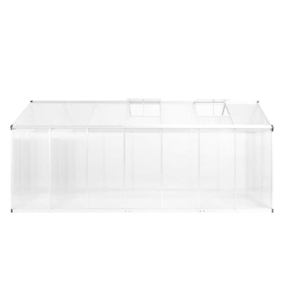 vidaXL Greenhouse Aluminium 421x190x195 cm 15,6 m³ 3