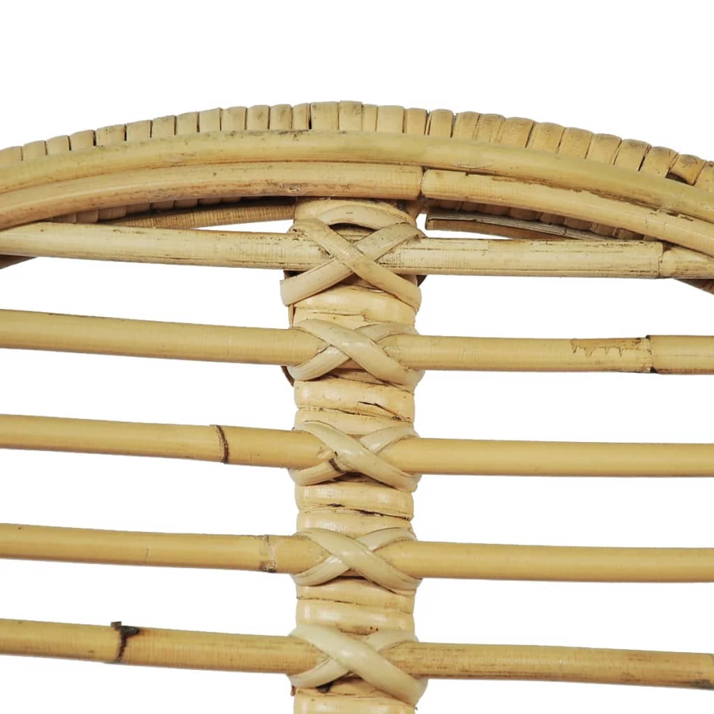 vidaXL Dining Chair | Set of 6 | Natural rattan | Standard | Durable 4