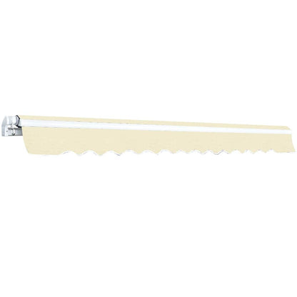 vidaXL Folding Awning Manual Operated 400 cm Cream 3