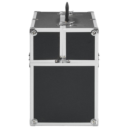 Make-up Case 38x23x34 cm Aluminium Black