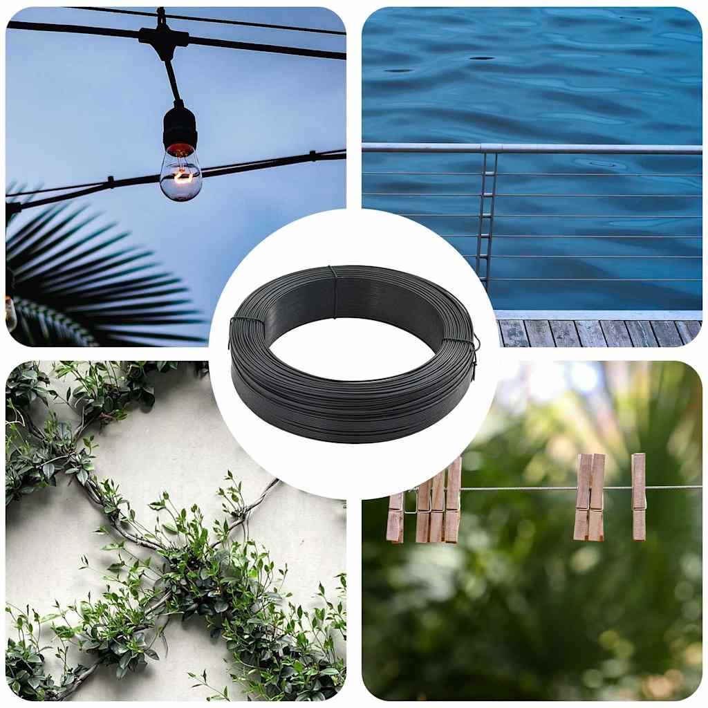 Fence Binding Wire PVC Anthracite