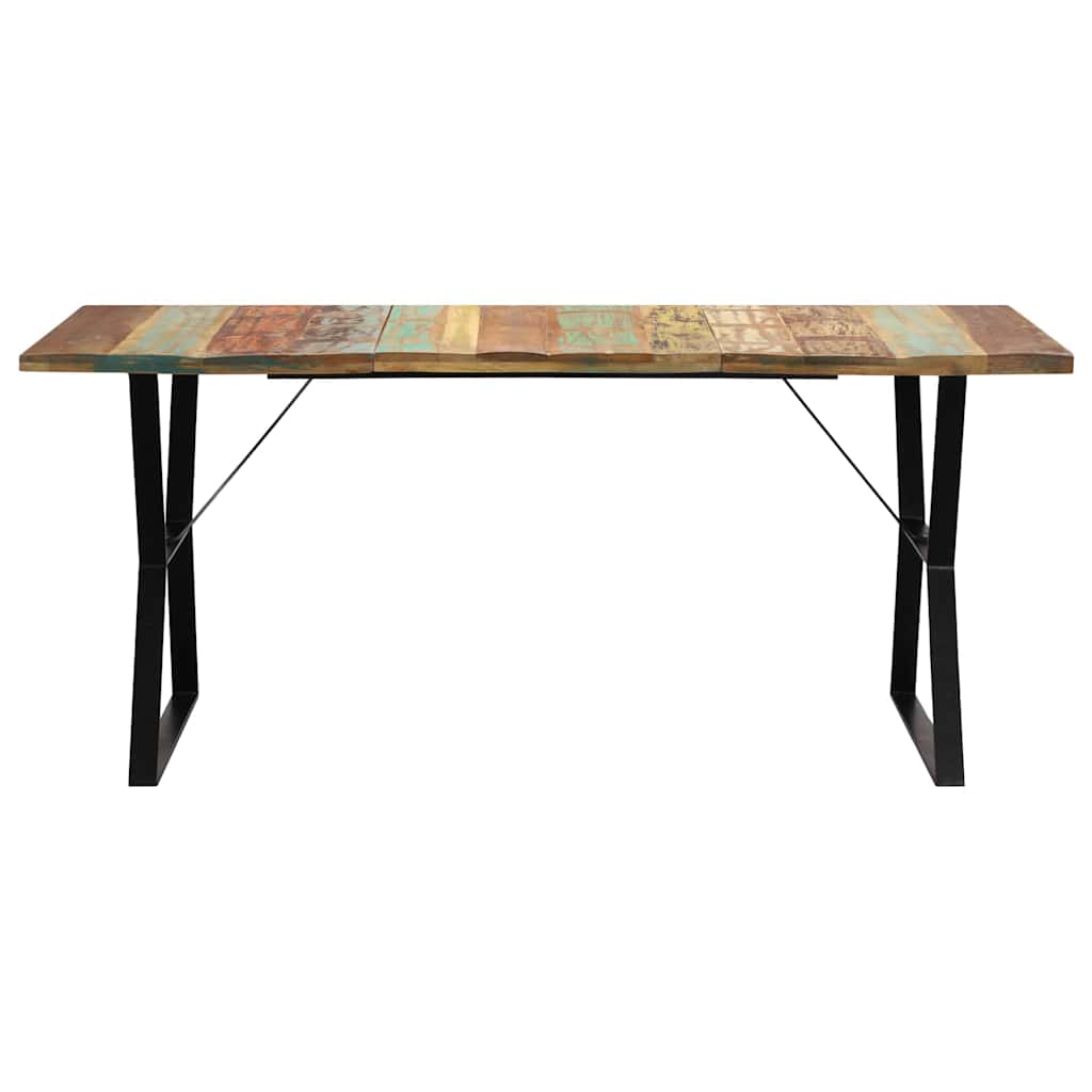 Dining Table Solid Reclaimed Wood Multicolour 180 cm 90 cm