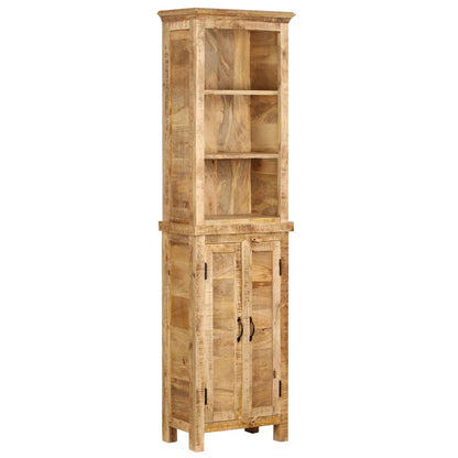 vidaXL Book Shelf | Unique natural wood colour | Solid Mango Wood | Tall 1