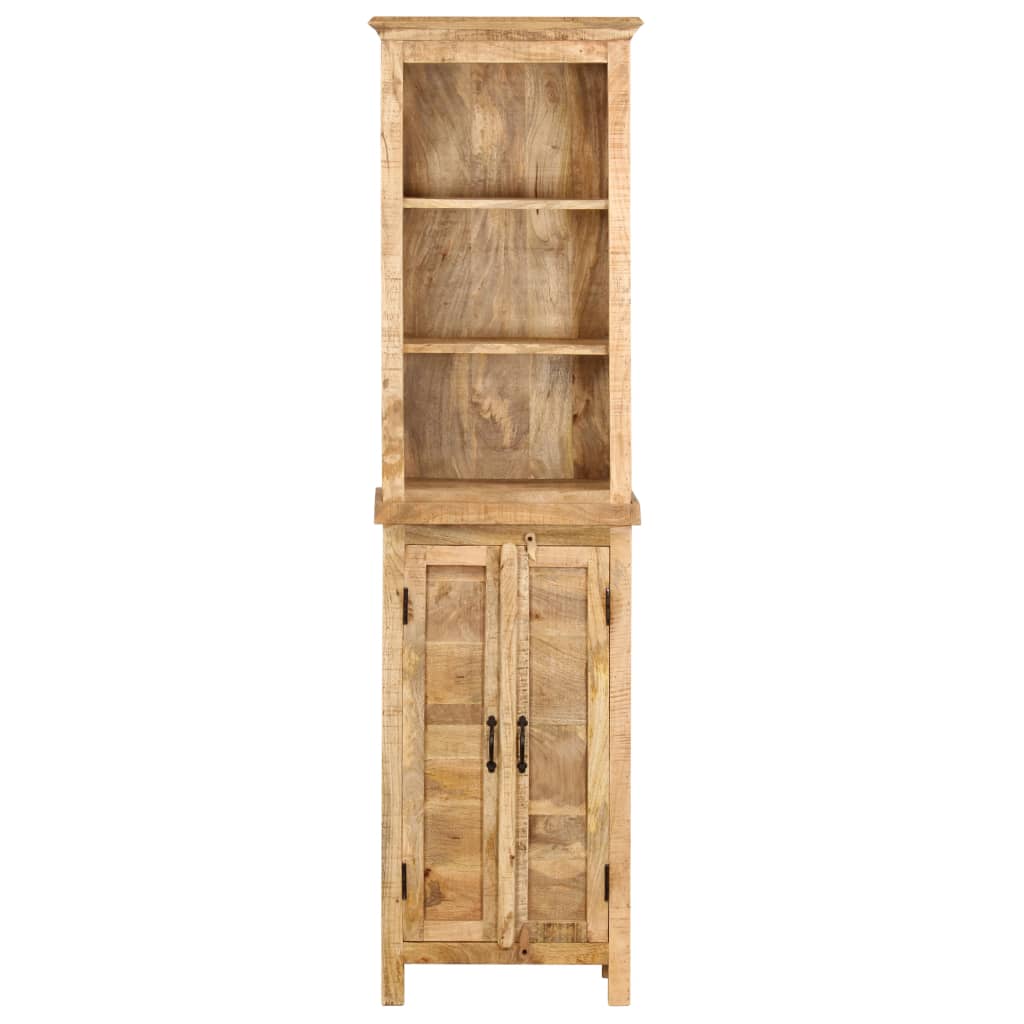 vidaXL Book Shelf | Unique natural wood colour | Solid Mango Wood | Tall 2
