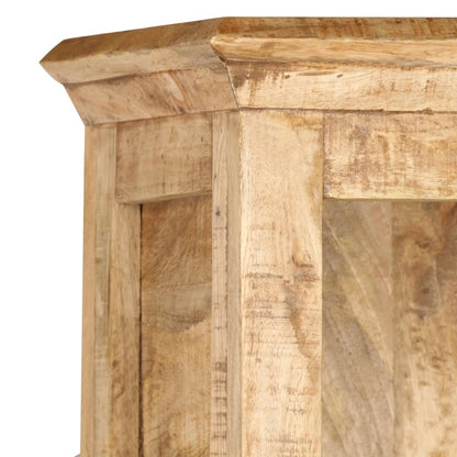 vidaXL Book Shelf | Unique natural wood colour | Solid Mango Wood | Tall 5