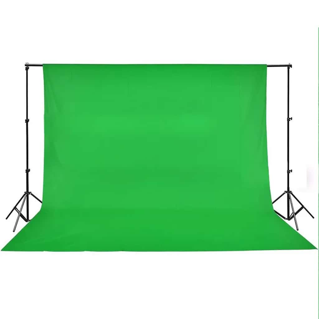Backdrop Cotton without Stand Chroma Key Green 500 x 300 cm