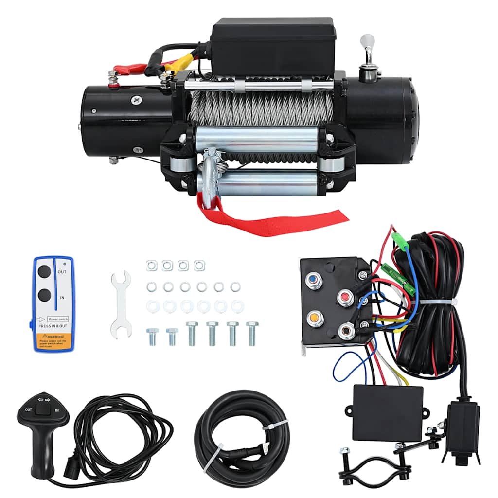 210022 vidaXL Electric Winch 12 V 5909 kg 1