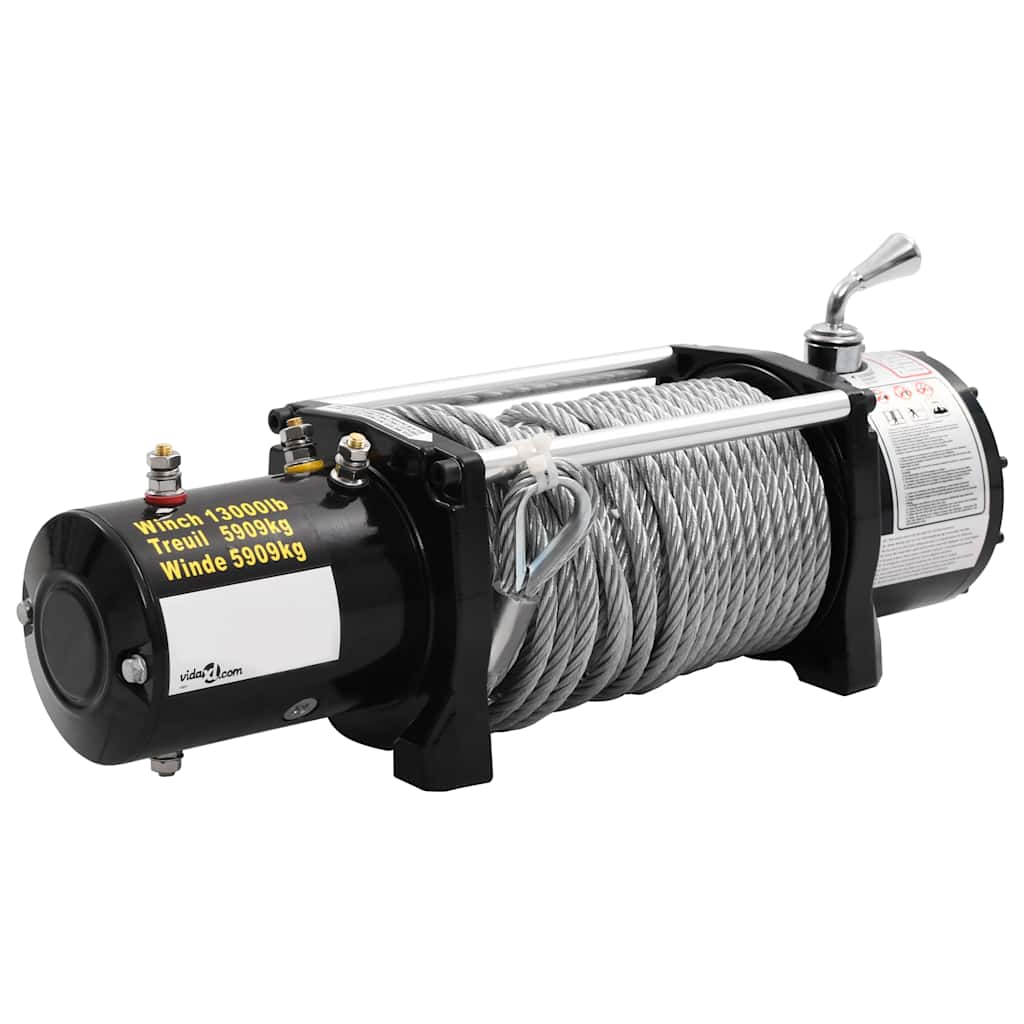 210022 vidaXL Electric Winch 12 V 5909 kg 3
