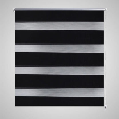 Zebra Blind 120 x 175 cm Black