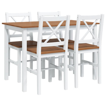 5 Piece Dining Brown
