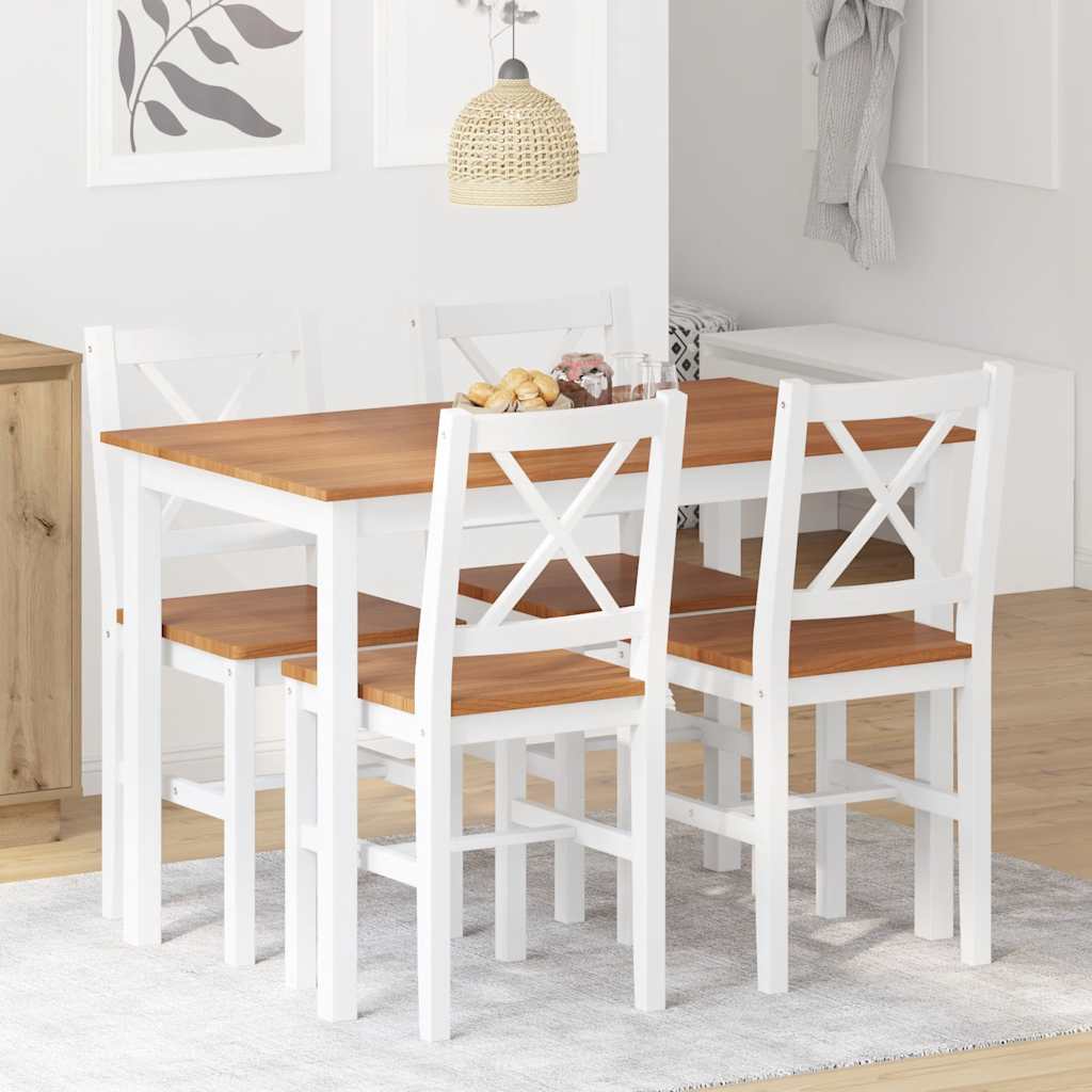 5 Piece Dining Brown