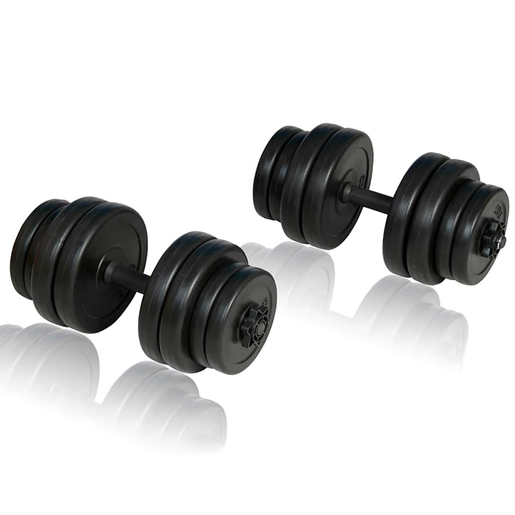 Folding Weight Bench Dumbbell Barbell Set Home Gym 5
