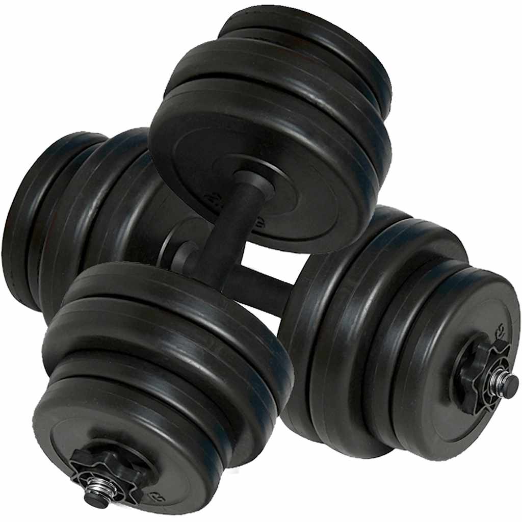 Folding Weight Bench Dumbbell Barbell Set Home Gym 6