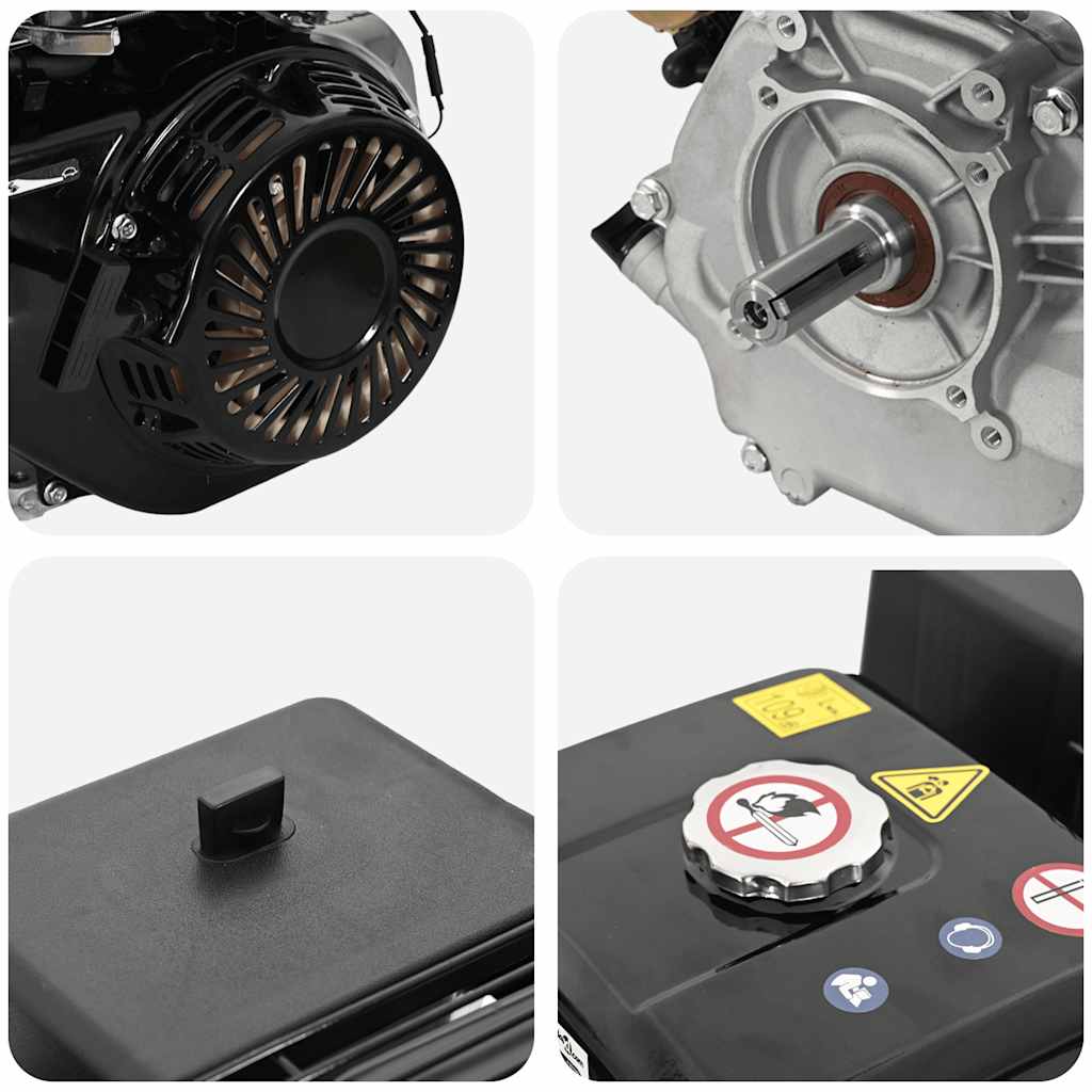 vidaXL Petrol Engine 15 HP 11 kW Black 5