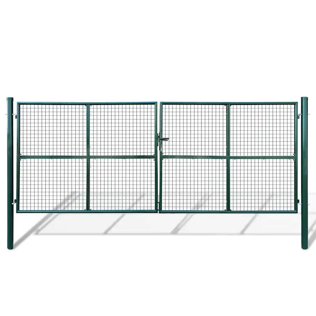 vidaXL Mesh Garden Gate 400x150 cm 1