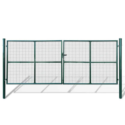 vidaXL Mesh Garden Gate 400x150 cm 1