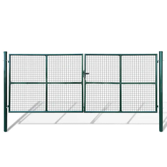 vidaXL Mesh Garden Gate 400x150 cm 1