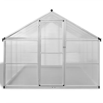 vidaXL Reinforced Aluminium Greenhouse with Base Frame 9,025 m² 3