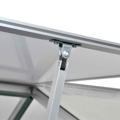 vidaXL Reinforced Aluminium Greenhouse with Base Frame 9,025 m² 5