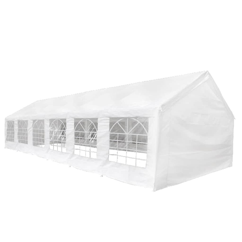 vidaXL White Party Tent 12 x 6 m 2
