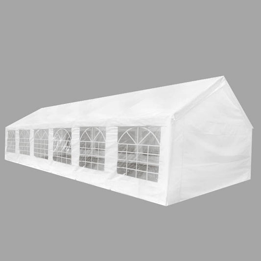 vidaXL White Party Tent 12 x 6 m 1