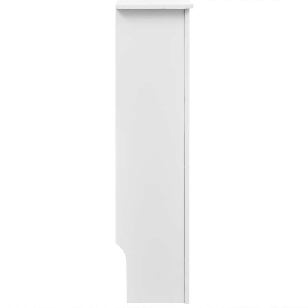 Radiator Cover 112 x 19 x 81.5 cm Engineered Wood White