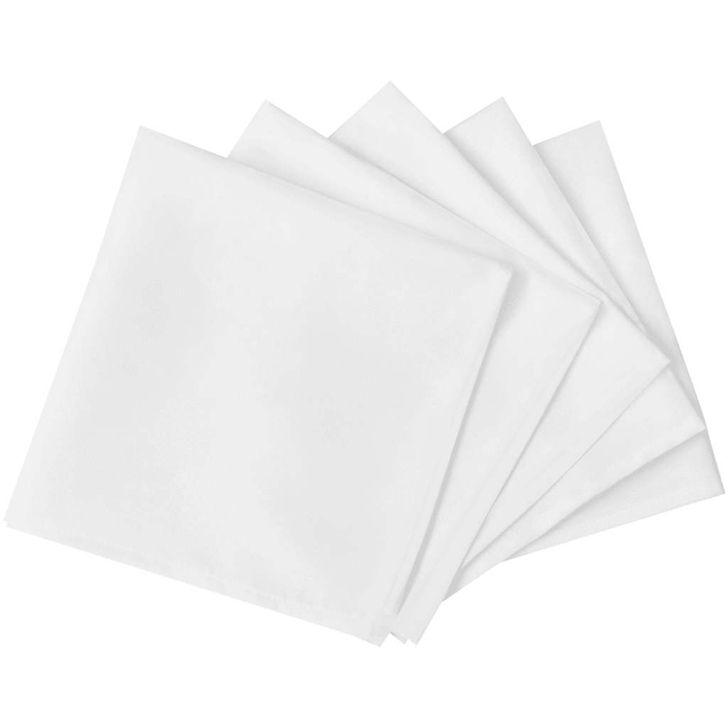 Dinner Napkins 50x50 cm White 50