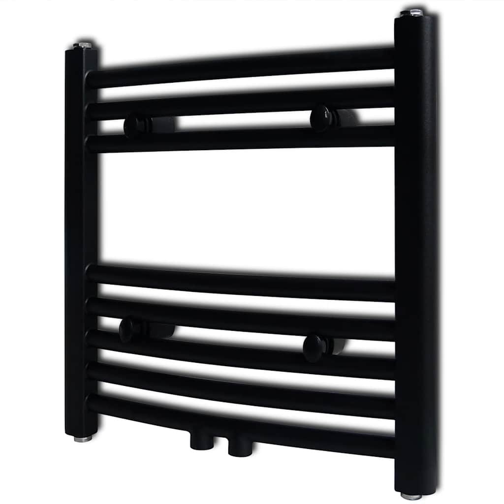 Bathroom Central Heating Towel Rail Radiator Curve Curved 480 mm 480 mm