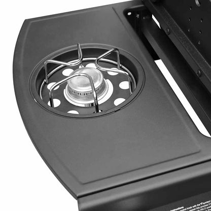 vidaXL Gas Barbecue Grill 6+1 Cooking Zone Black 5