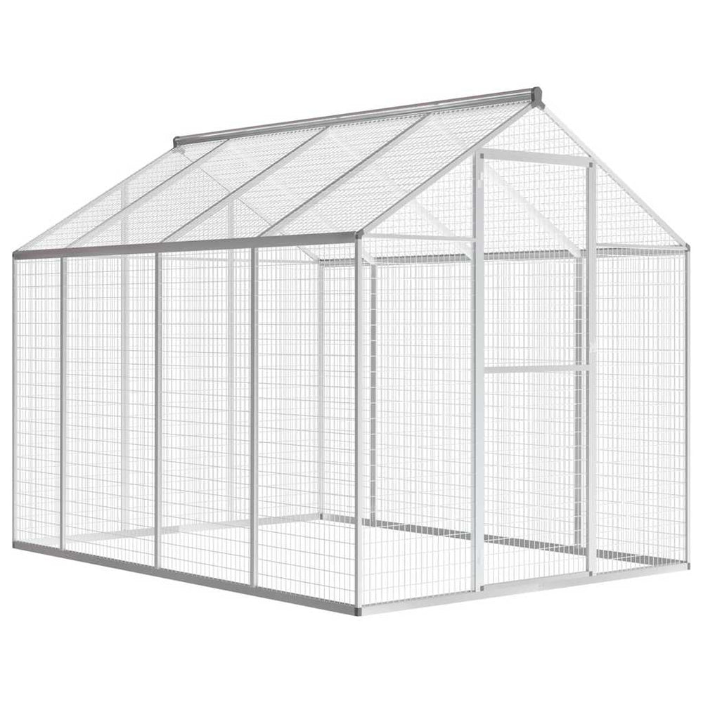 vidaXL Outdoor Aviary Aluminium