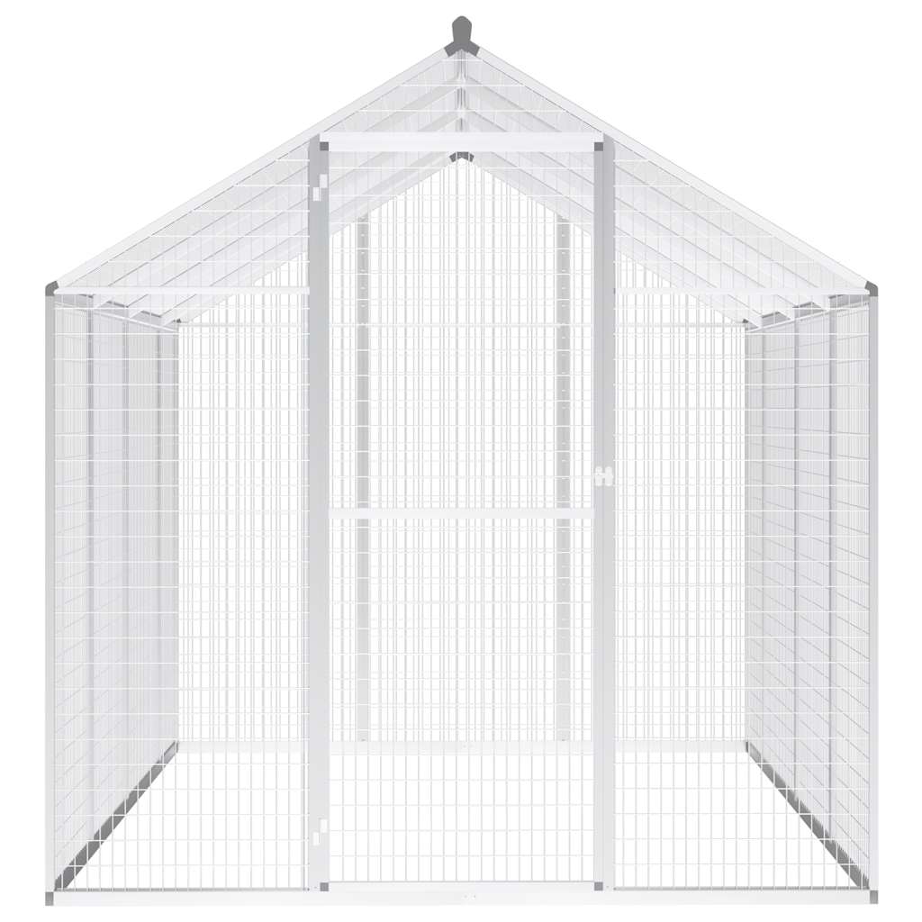 vidaXL Outdoor Aviary Aluminium 178x242x192 cm 2