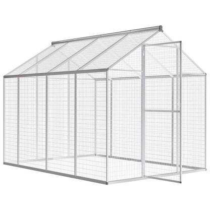 vidaXL Outdoor Aviary Aluminium 178x242x192 cm 3